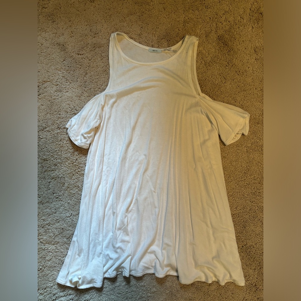 Kimchi blue white cold shoulder blouse